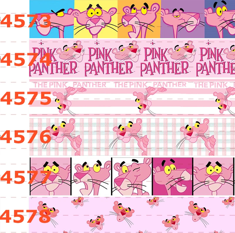 10 метров разных размеров с изображением героев из мультфильма корсажная лента