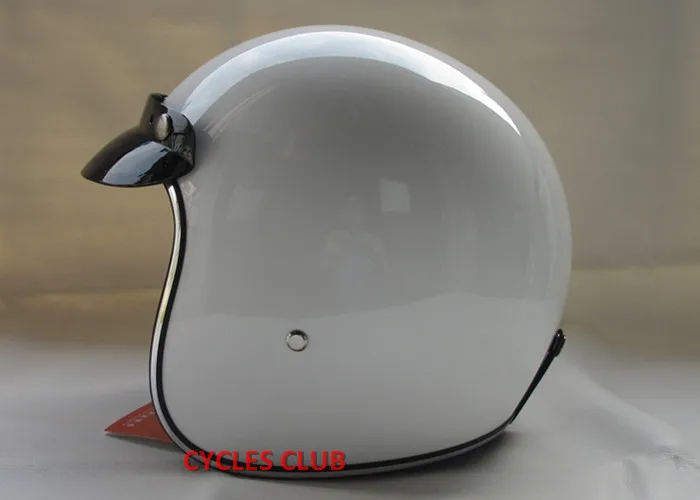 Casco capacetes стекловолокно 3/4 открытым лицом винтажный Ретро-Шлем Женский Мужской мотоциклетный шлем