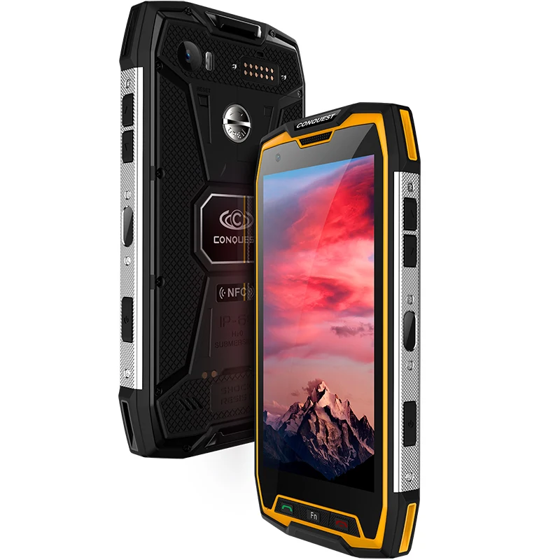 Шам S9 IP68 Водонепроницаемый ударопрочный телефон 5 дюйма FHD 6 GB + 64 GB/128 MTK6757 2 ГГц