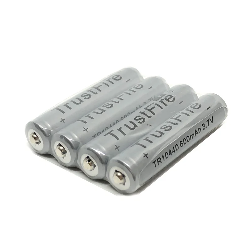 TrustFire защищенный литиевый Аккумулятор 10440/AAA 600 мАч 3 7 в перезаряжаемые батареи с PCB