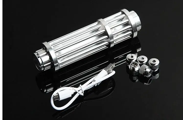 Мощная Синяя лазерная указка USB 200000 м нм лазерный светильник регулируемый фокус