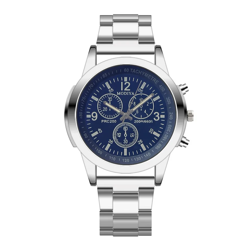 

Fashion new style Stainless Steel Sport Quartz Hour Wrist Analog Watch men's watch 2019 free shipping #30