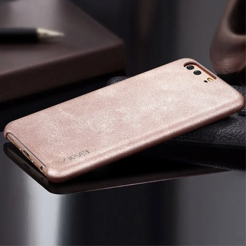 Для Huawei P20 Pro чехол X-level задняя крышка Жесткий Мягкий PU кожаный защитный Роскошный
