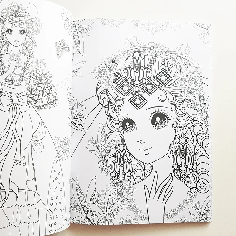 Книжка раскраска милый принцесса (112 страниц) для детей/девочек/взрослых книжка и