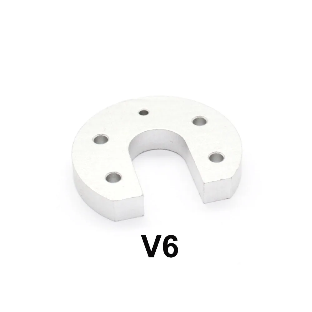 V5 V6 Алюминий Монтажная пластина U-формы для Hotend j-глава Горячий Конец часть 3D