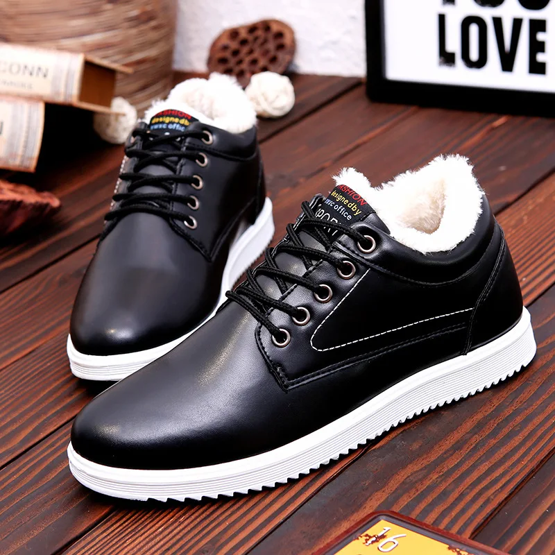 r Men's Shoes and Flannel Sports Leisure New Winter Board Students'Warm Thicker Cotton | Обувь