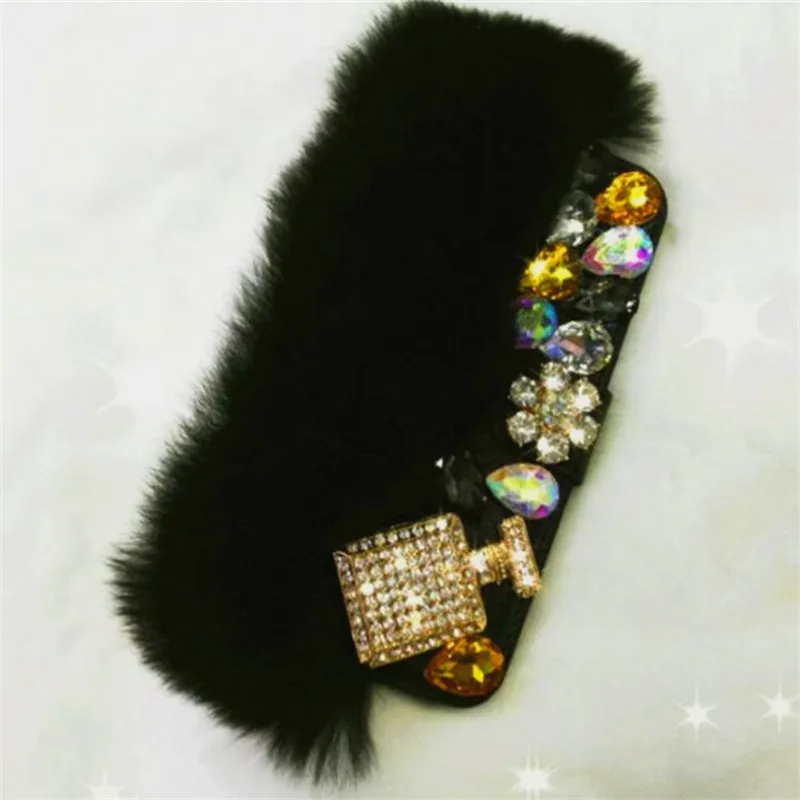 1 шт. роскошный пушистый кожаный чехол кошелек со стразами для телефона UMI UMIDIGI Z2 One