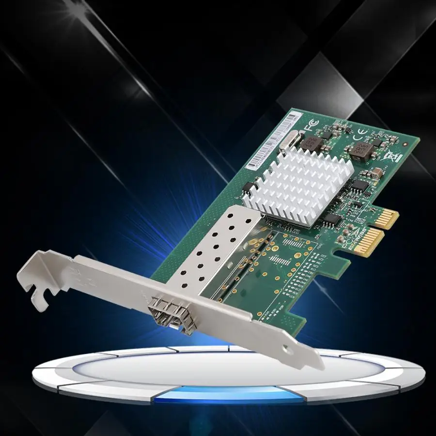 Для Intel 82576EB PCI-E однопортовая гигабитная сетевая карта волоконный адаптер E1G42EF 2019 |
