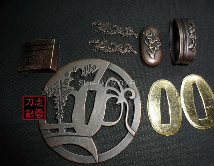 Костюм из сплава Tsuba Guard для японского самурайского меча Katana @ 2020 | Дом и сад