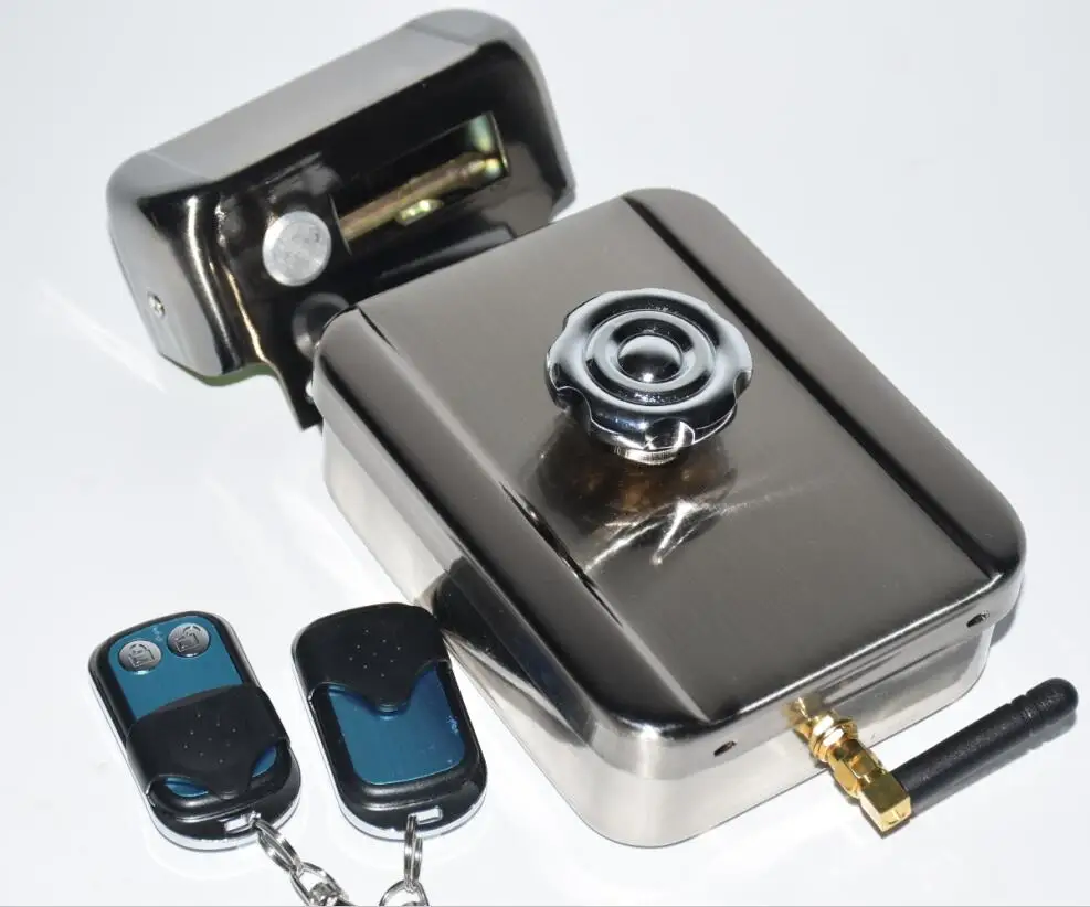 2 remote control kit Батарейный блок управления доступом пульт дистанционного управления электрические ворота Дверной замок защелка(2 или 4 пульта дистанционного управления, без батареи - Цвет: 2 remote control kit