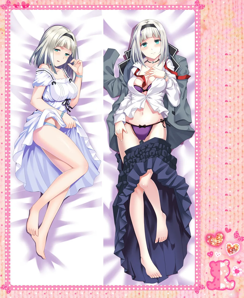 Аниме Shimoneta для Iu Gainen ga Sonzai Shinai Taikutsu na Sekai двойная подстилка наволочка No.58044|hugging pillow