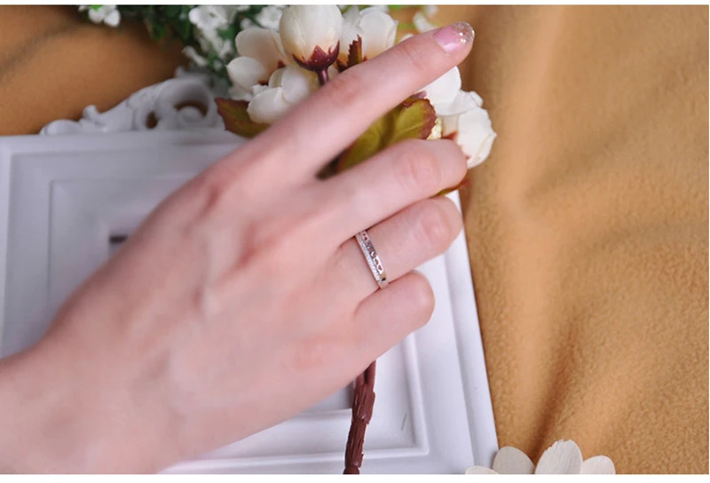 1 шт. ювелирные изделия из настоящего стерлингового серебра AAA Циркон Сердце