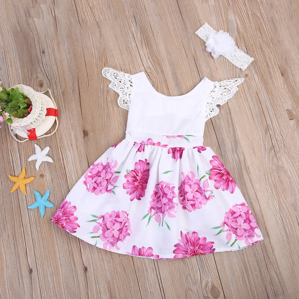 Детское Цветочное платье для девочек кружевное Тюлевое принцессы с открытой