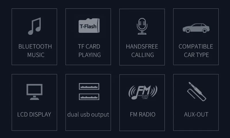Автомобильный комплект jajabor с Bluetooth Handsfree FM передатчик AUX аудио приемник Автомобильный mp3 плеер Поддержка TF карты воспроизведения дисплей 2,4 дюймов