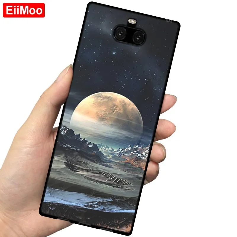 9 EiiMoo силиконовый чехол-накладка для sony Xperia 10 Plus, матовый тонкий мягкий ТПУ чехол-накладка для sony Xperia 10, чехол-накладка - Цвет: 9
