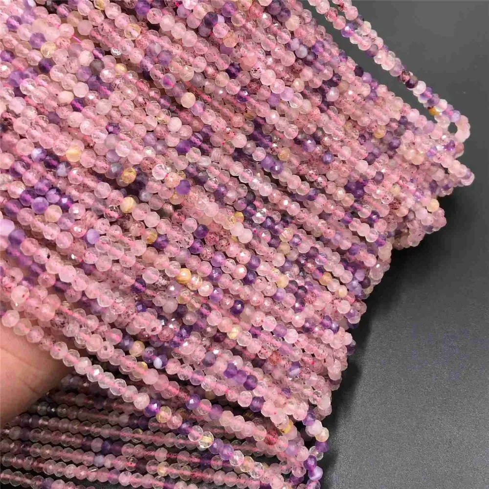 Граненые круглые шарики из натурального кварца граненые черные кварцы для