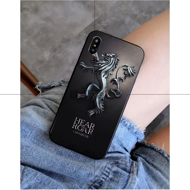 Babaite Игра престолов Новинка чехол для телефона Fundas чехол для iPhone X XS MAX 6 6S 7 7plus 8 8Plus 5 5S XR