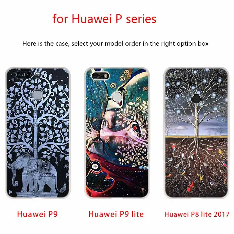 Мягкий силиконовый защитный чехол для Huawei P50 P40 P30 P20 Pro P10 Lite P Samrt Z 2020 2019 с деревом