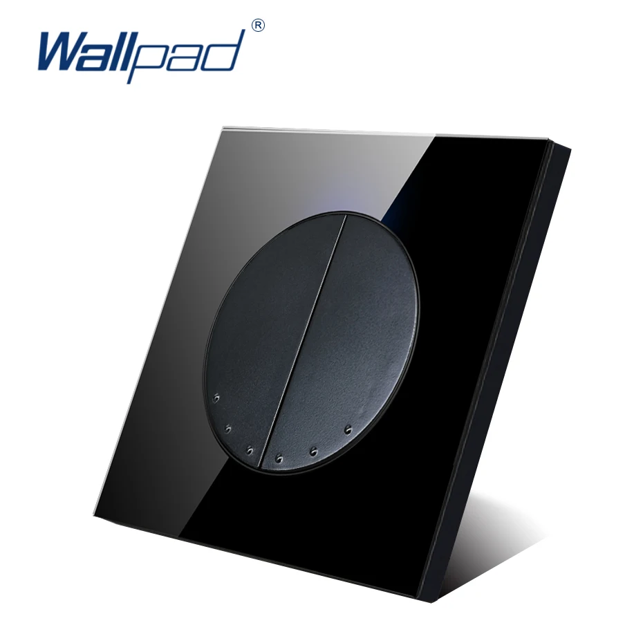 Wallpad двухклавишный промежуточный 3-ходовой настенный выключатель прозрачная