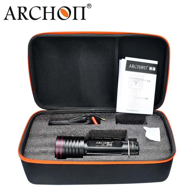Светодиодный фонарик ARCHON D100W II CREE XM L2 U2 10000 люмен водонепроницаемый для дайвинга с