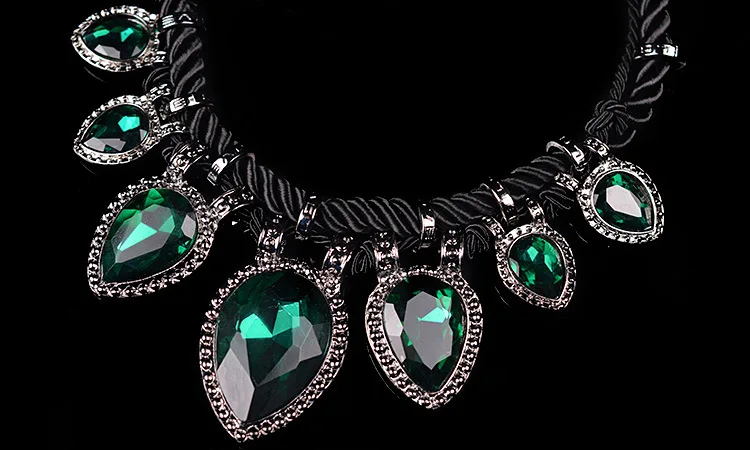 Moonso 2017 Роскошные модные короткие ожерелья и подвески цепочка для женщин плетеная