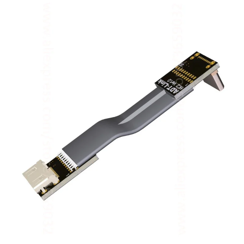2 0 в мини HDMI штекер 90 градусов угол к гнездовой кабель 20 контактный конвертер