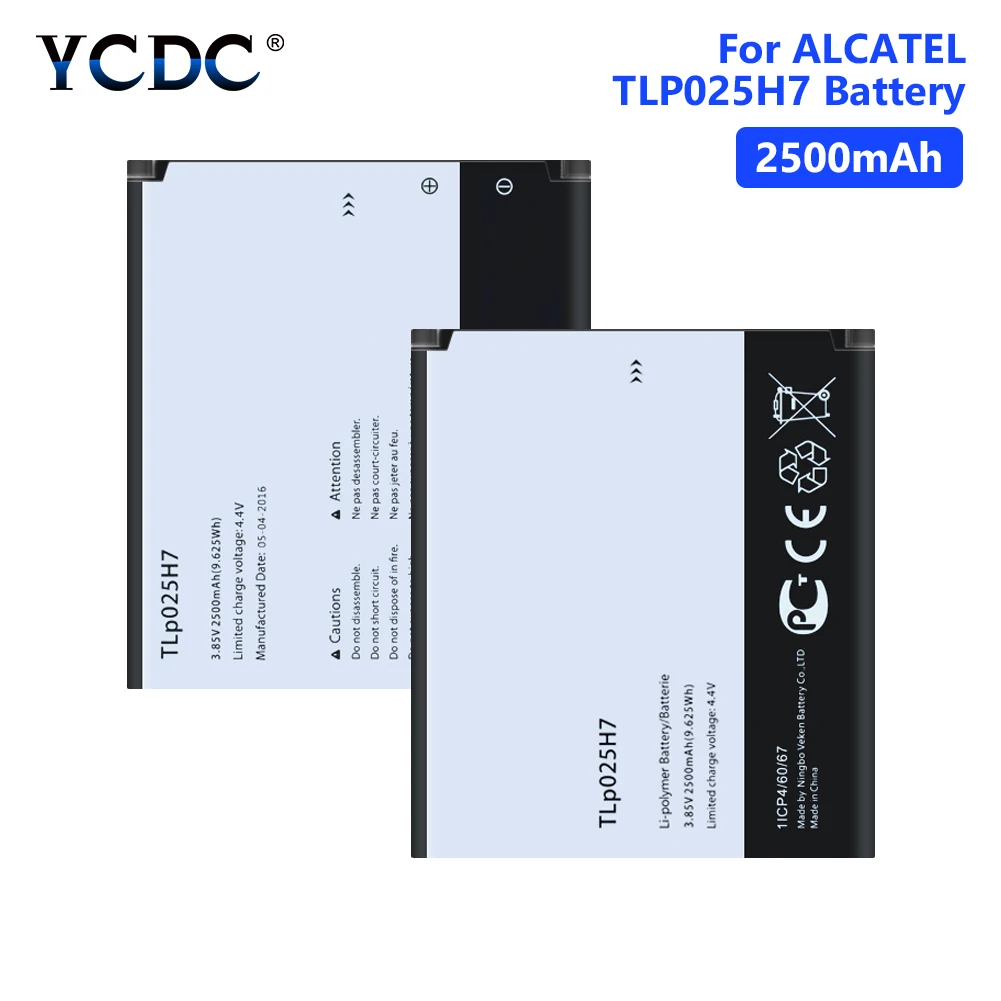 2500mAh TLp025H7 аккумулятор для Alcatel 5051 Pop 4 (5 0) TLp025H1 мобильный телефон литий полимерные