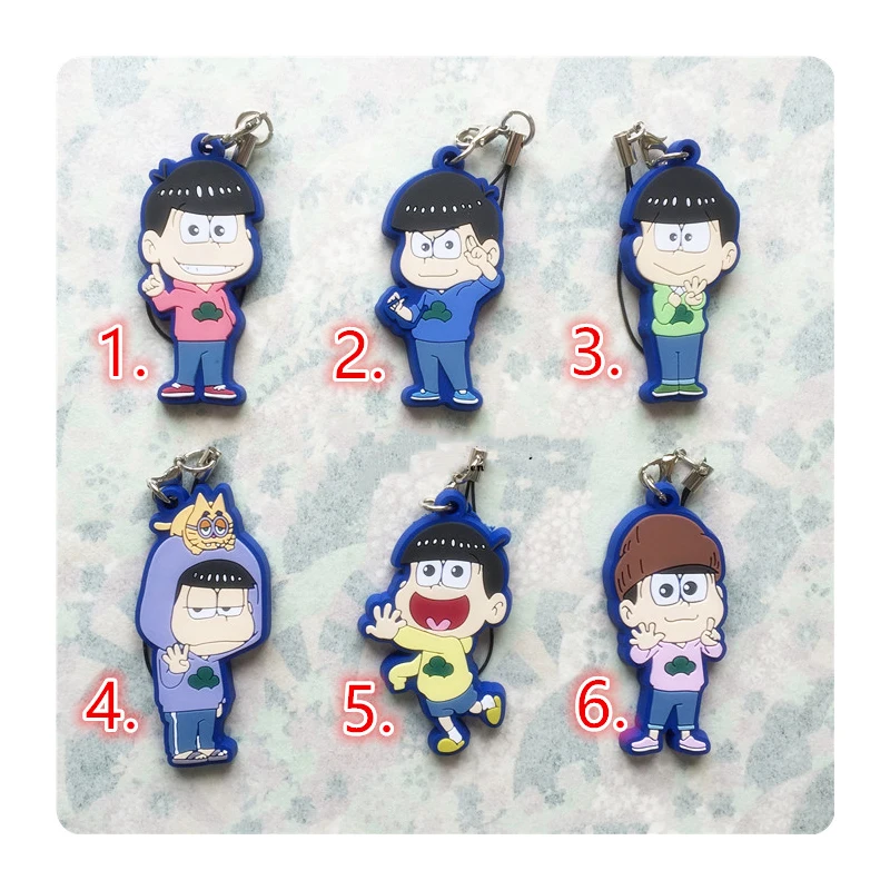 1 шт. брелок для ключей Mr osomatsu san Karamatsu Todomatsu jyushimansu Ichimatsu Harajuku Matsuno|collectible keychains|pendant