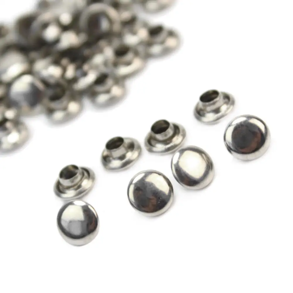 Серебряные заклепки в стиле панк-рок с фианитами 50 шт. | Дом и сад