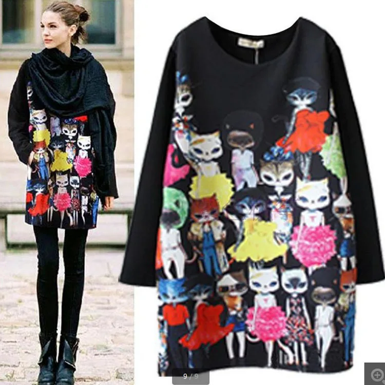 

Sweatshirts Women Spring Autumn Winter 2022 Feminina Maternity Loose Cartoon Cute Sweatshirts Female A1652