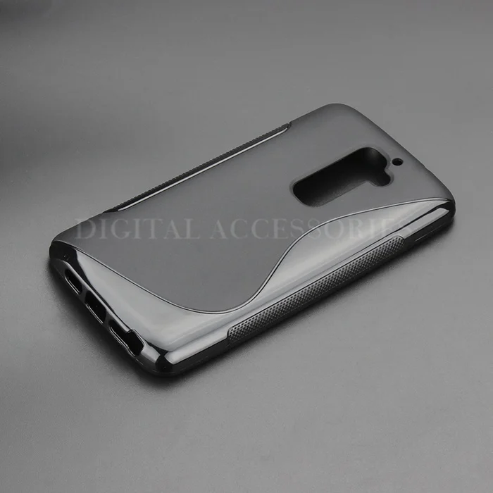 S Line гелевый ТПУ тонкий мягкий анти Лыжный чехол задняя крышка для LG G2 Optimus G2 D802 мобильный телефон резиновая силиконовая сумка чехол s