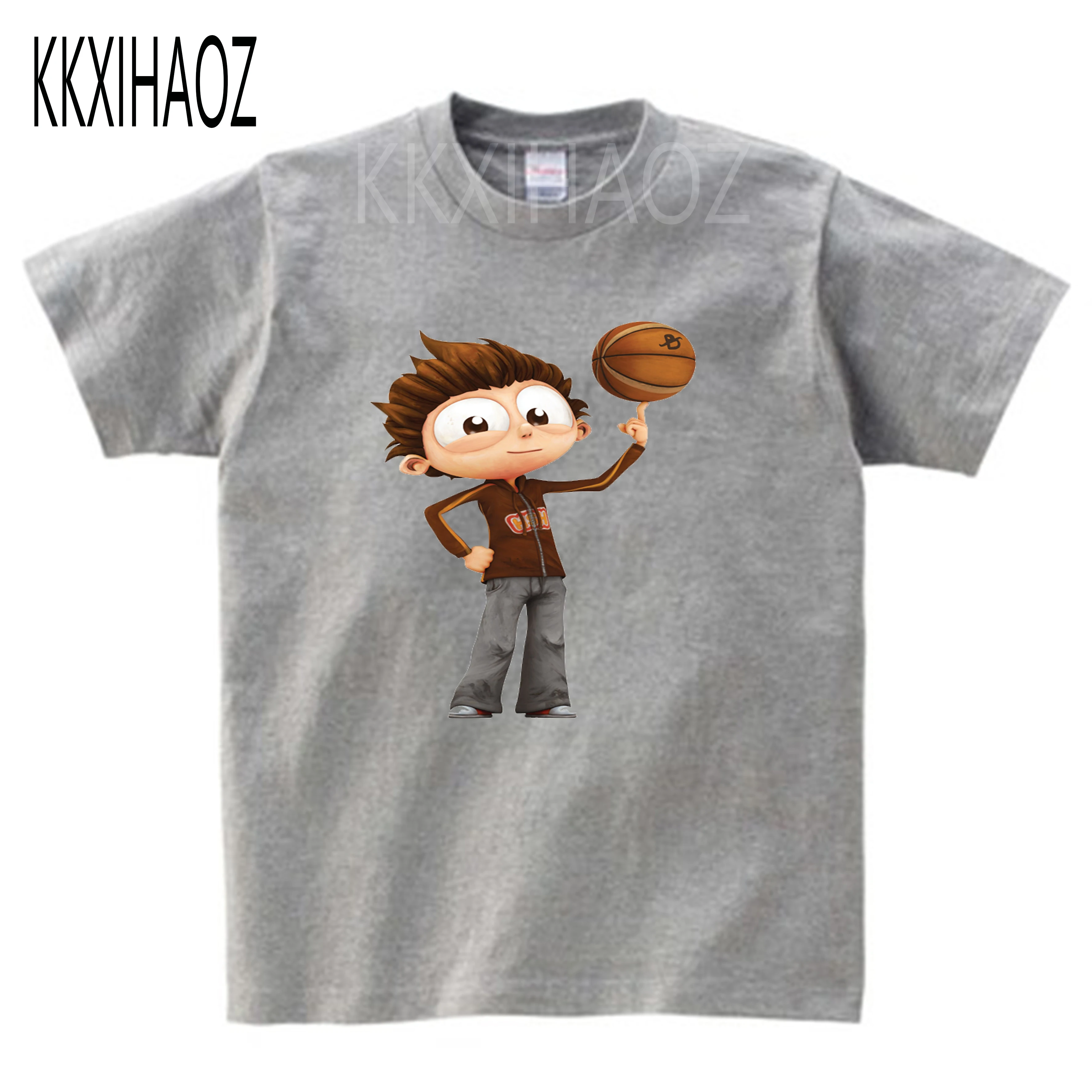 

Children's Summer T-shirt Prangelo rules Boys and Girls Short-sleeved Top Pure Cotton T-shirt Leisure Sports T-shirt MJ