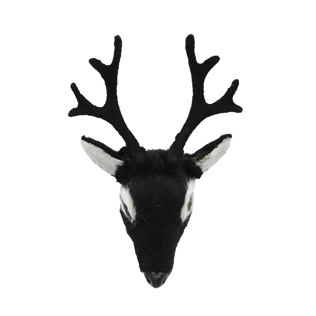 1/6 кукольный домик миниатюрная голова оленя настенное украшение на холодильник