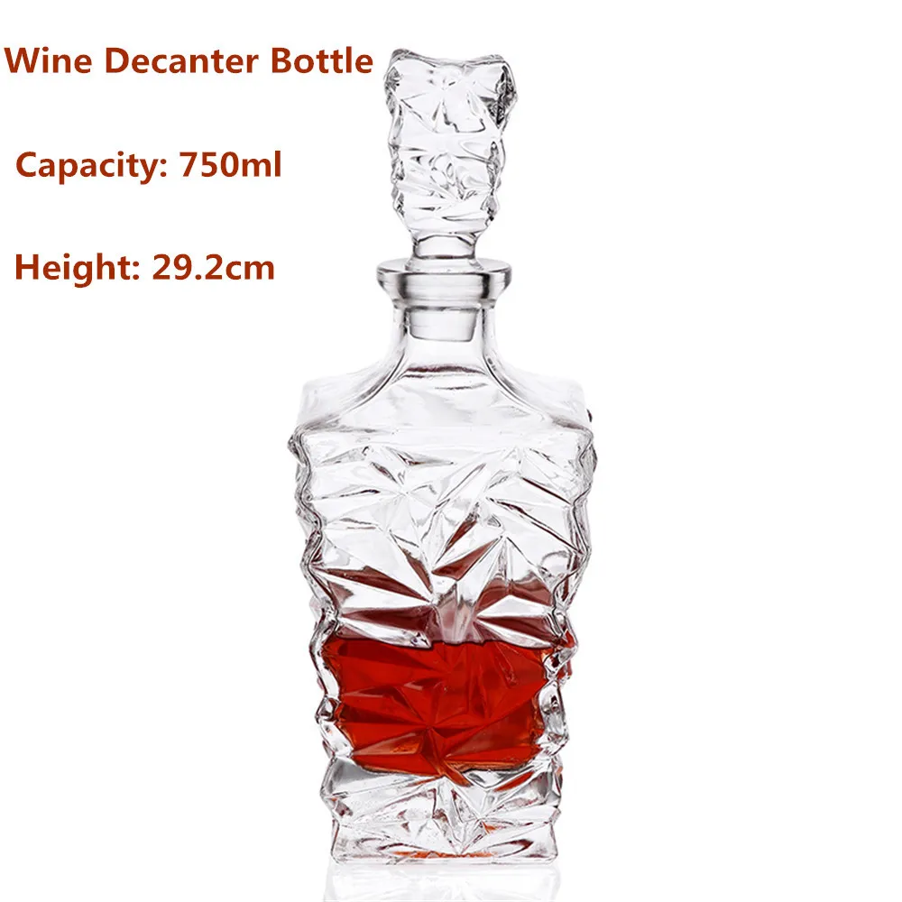 7 шт./компл. Графин для вина стеклянный набор виски ультра прозрачный как кристалл