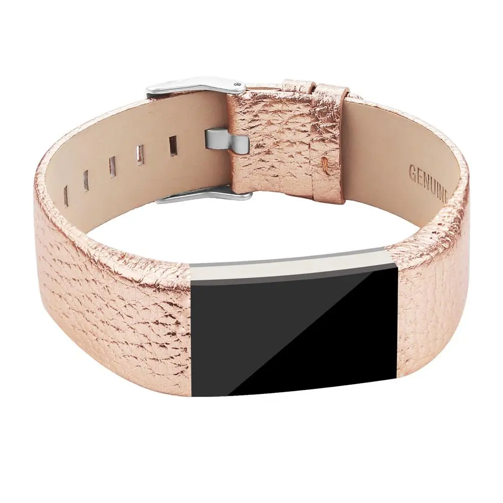 Топ ремешок из натуральной кожи Fitbit Charge 2 умный Браслет сменный Браслет пульсометр мягкий удобный ремешок