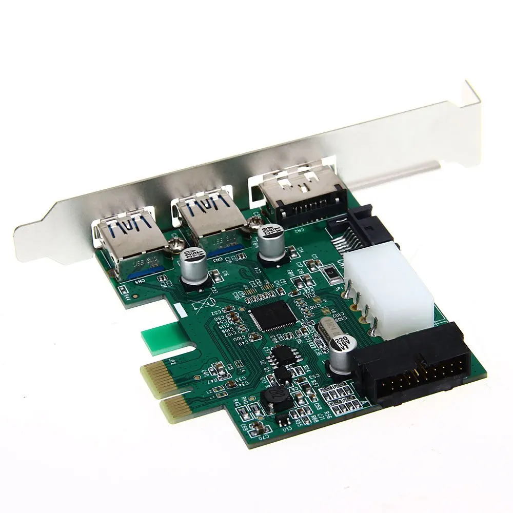 Карта контроллера на 3 порта USB 0 20 Pin Power ESATA PCI Express|esata pci|usb 3.0 controller cardpci express card |