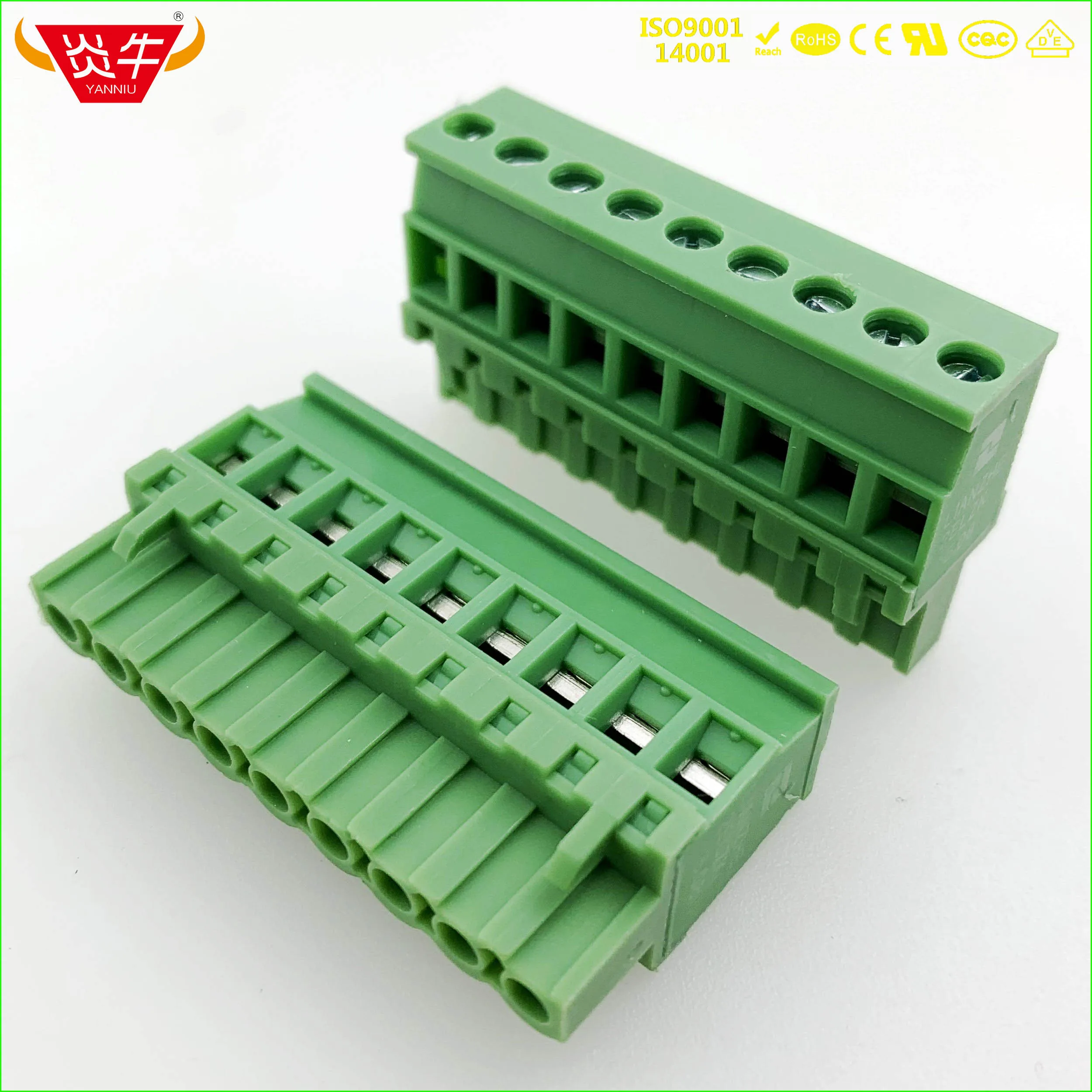 KF2EDGKA-5.0-9P 2EDGKA 5 0 мм 9PIN PCB разъем подключаемый винт через отверстие клеммные блоки