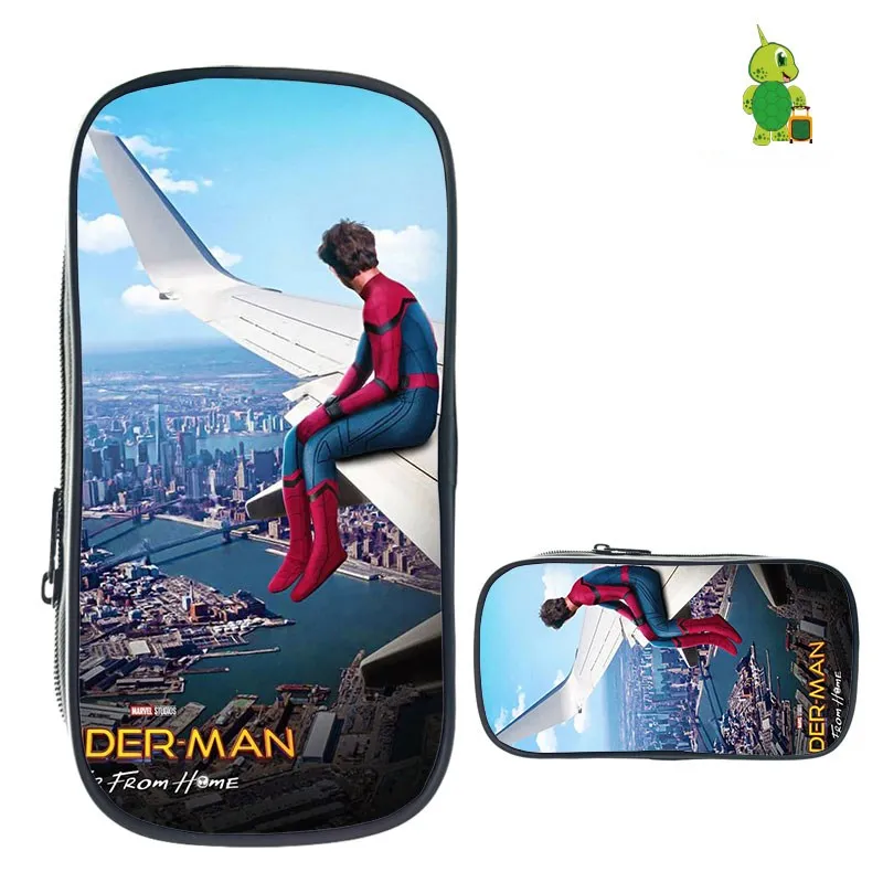 16 Spider Man Far From Home Pencil Case for Boys Girls Stationery Storage Bags Cosmetic Bag Kids School Supplies Makeup Bag - Color: 16
