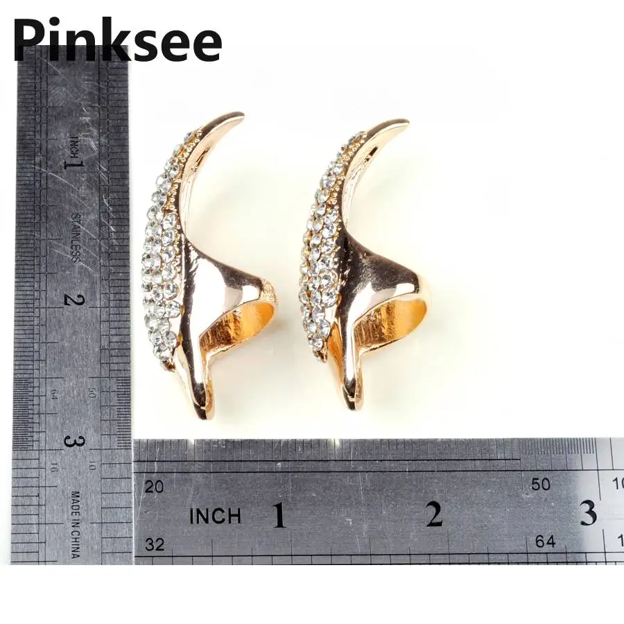 Женские кольца с кристаллами в стиле панк 3 размера 10 шт.|finger nail ring|nail ringclaw ring |