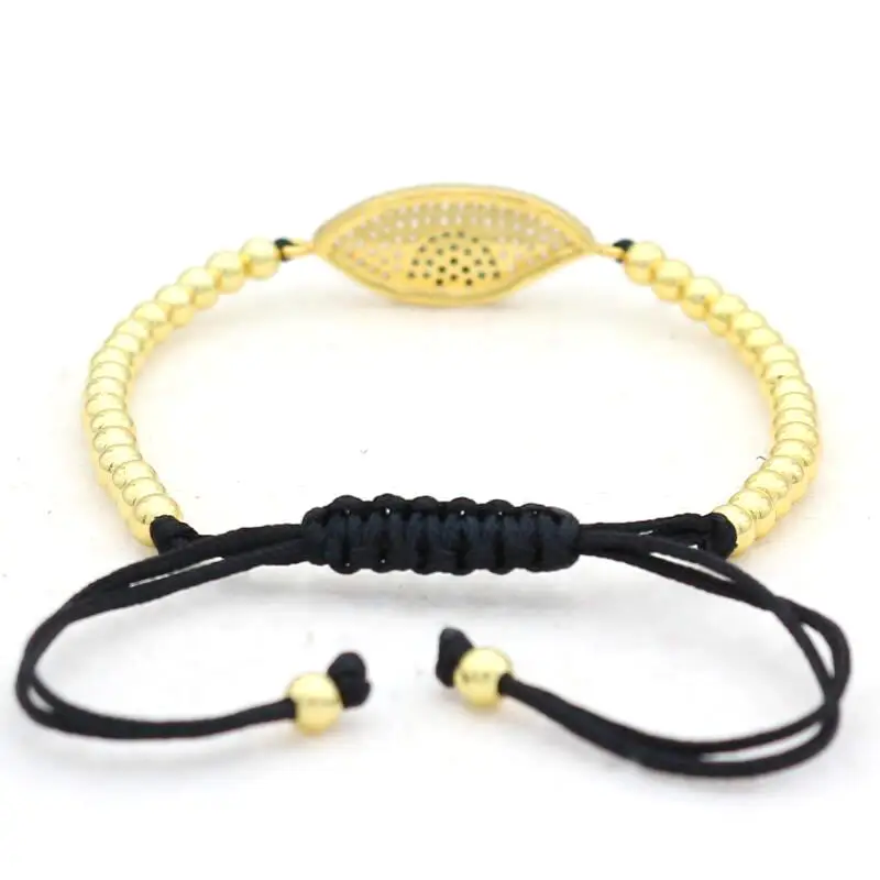 Женский браслет Шарм медные бусины 4 мм|braided rope bracelet|charm braceletrope bracelet |