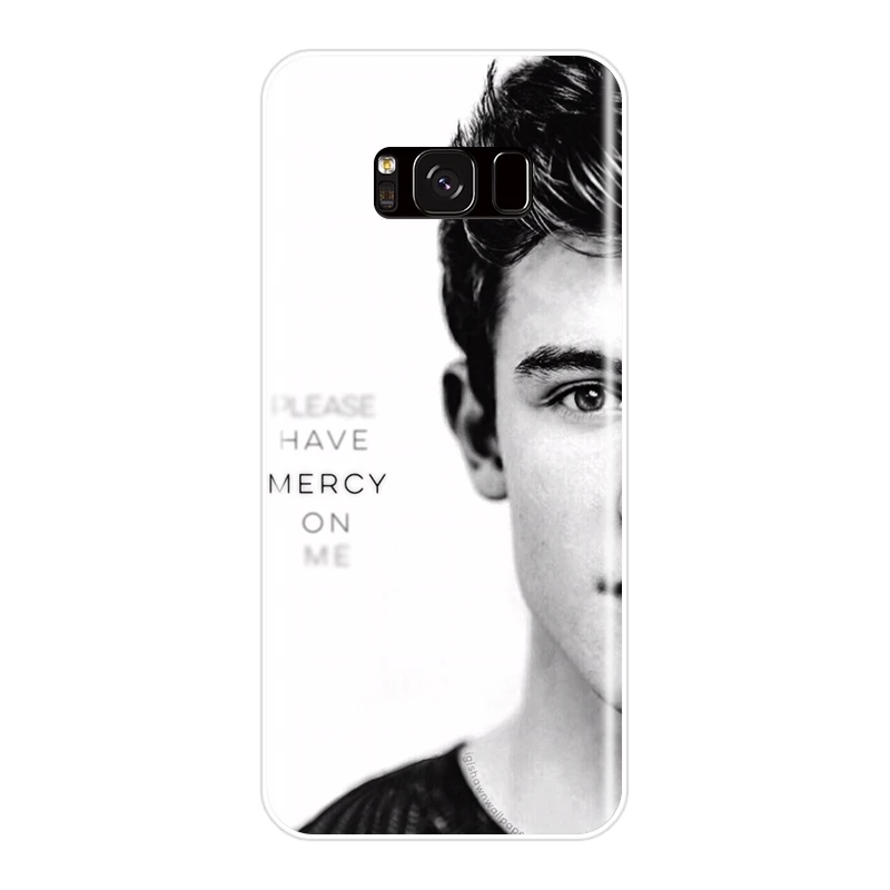 Силиконовый чехол Shawn Mendes Singer для Samsung Galaxy S8 S9 Plus S5 S6 S7 Edge мягкая задняя крышка Note 9 8