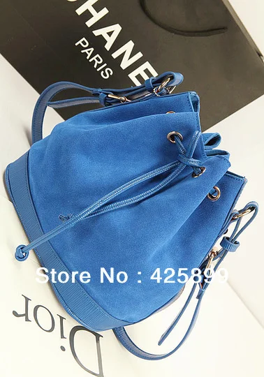 Free Shipping New European matte leather bucket bag shoulder diagonal handbags | Багаж и сумки