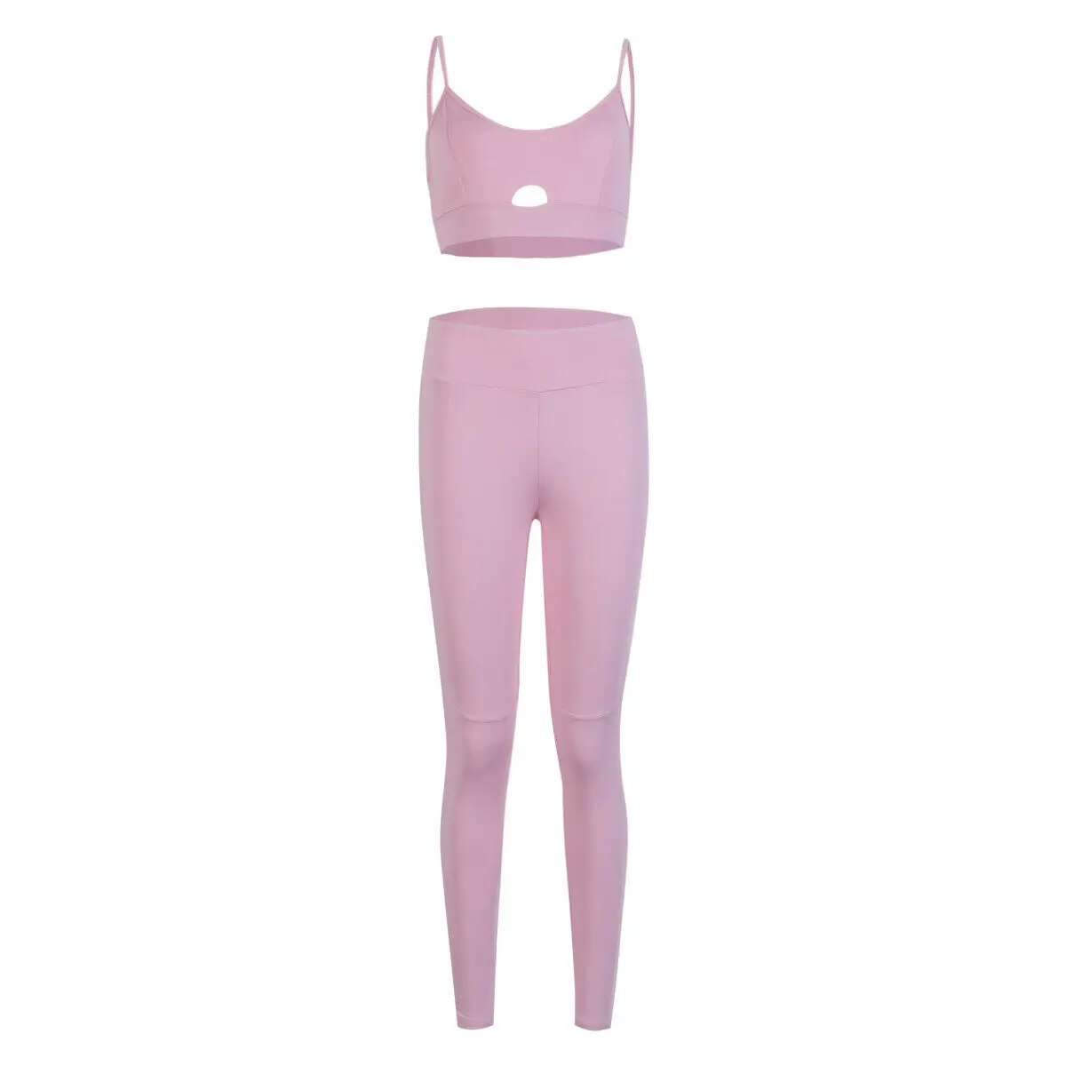 2pcs Tracksuit Women Yoga Set Seamless Leggings Crop Top High Waist Sport Suit Workout Outfit Gym Female Clothing | Спорт и