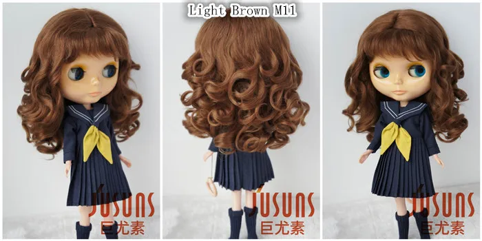 D20313 1/3 SD BJD мохеровые кукольные парики принцесса длинный курчавый BJD парик Размер 8-9 дюймов 9-10 дюймов аксессуары для кукол