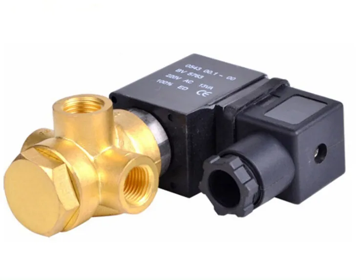 Латунный электромагнитный клапан прямого действия 1/8 дюйма Универсальный для