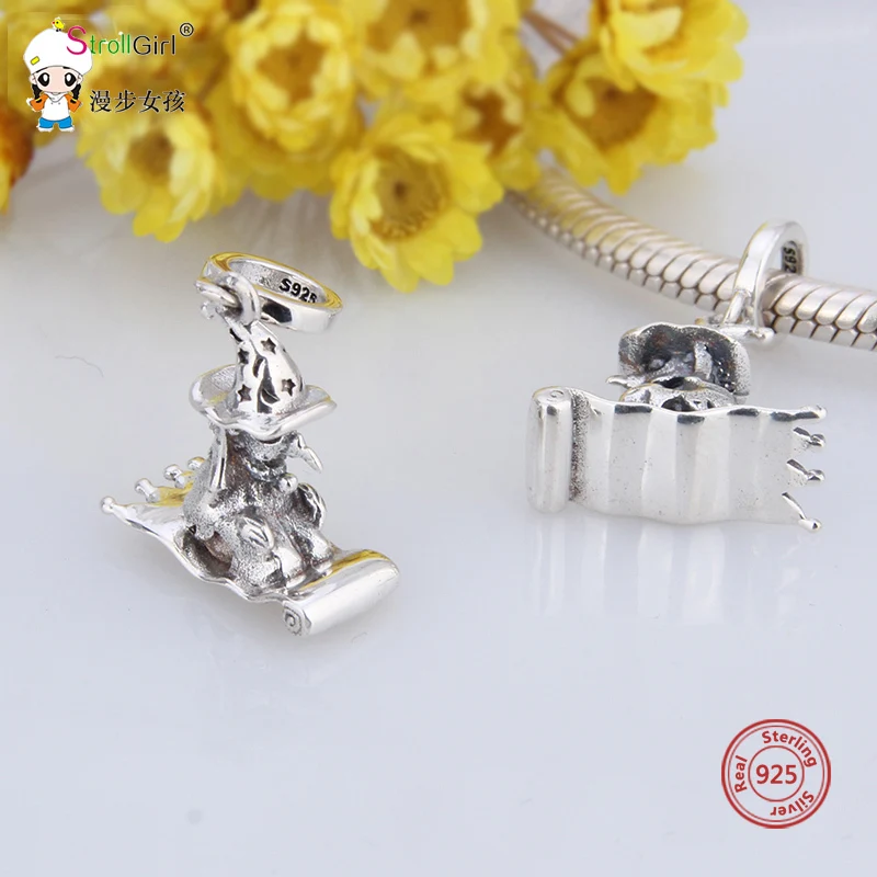 StrollGirl Серебро 925 Античная ведьма Подвески fit DIY браслет европейский кулон бусины для изготовления ювелирных изделий для женщин подарок Лидер продаж