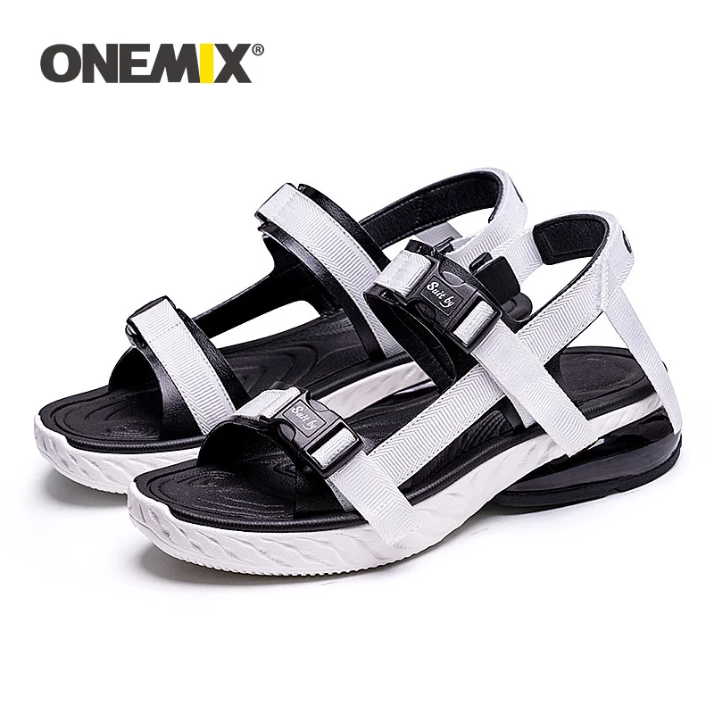 ONEMIX/мужские сандалии Новинка 2019 года сезон лето Модная легкая пляжная обувь с