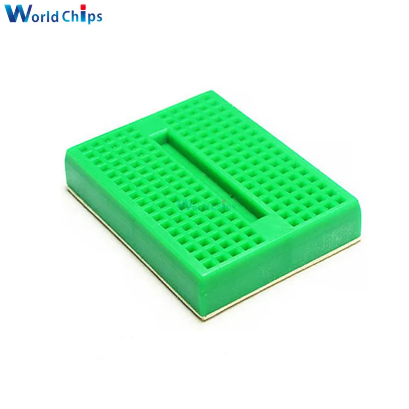 Mini Green Solderless Prototype Breadboard 170 Tie-points for Arduino Shield | Электронные компоненты и