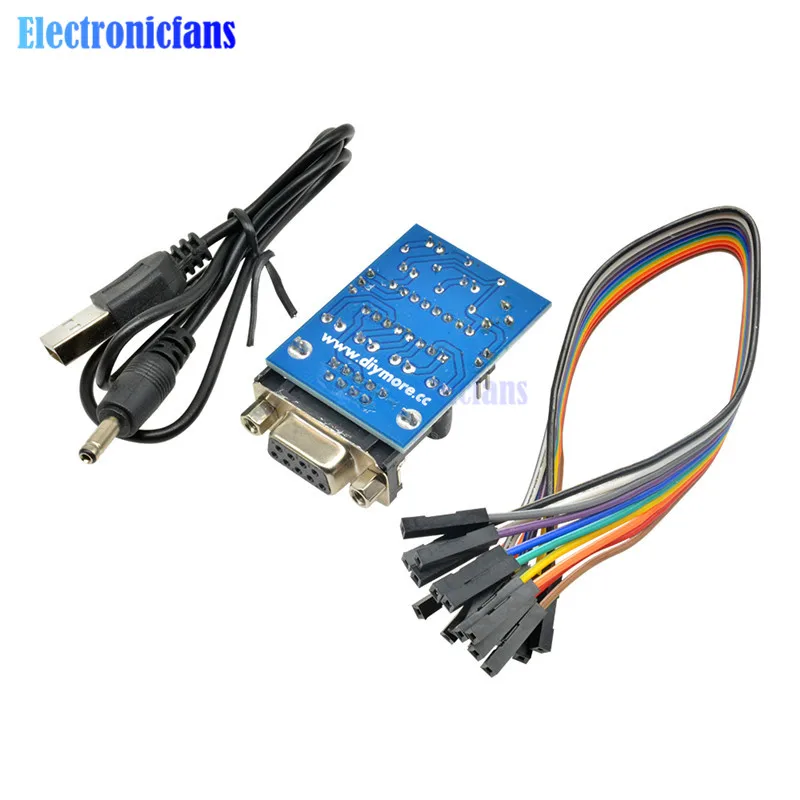 Модуль преобразователя MAX232 COM DB9 серийная плата MAX232CPE чип передачи ATMEGA16