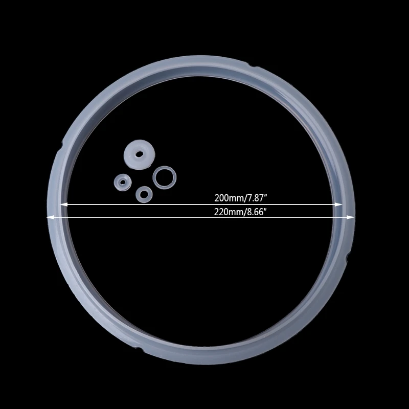 Уплотнительное кольцо с силиконовой резиновой прокладкой 20 см детали для